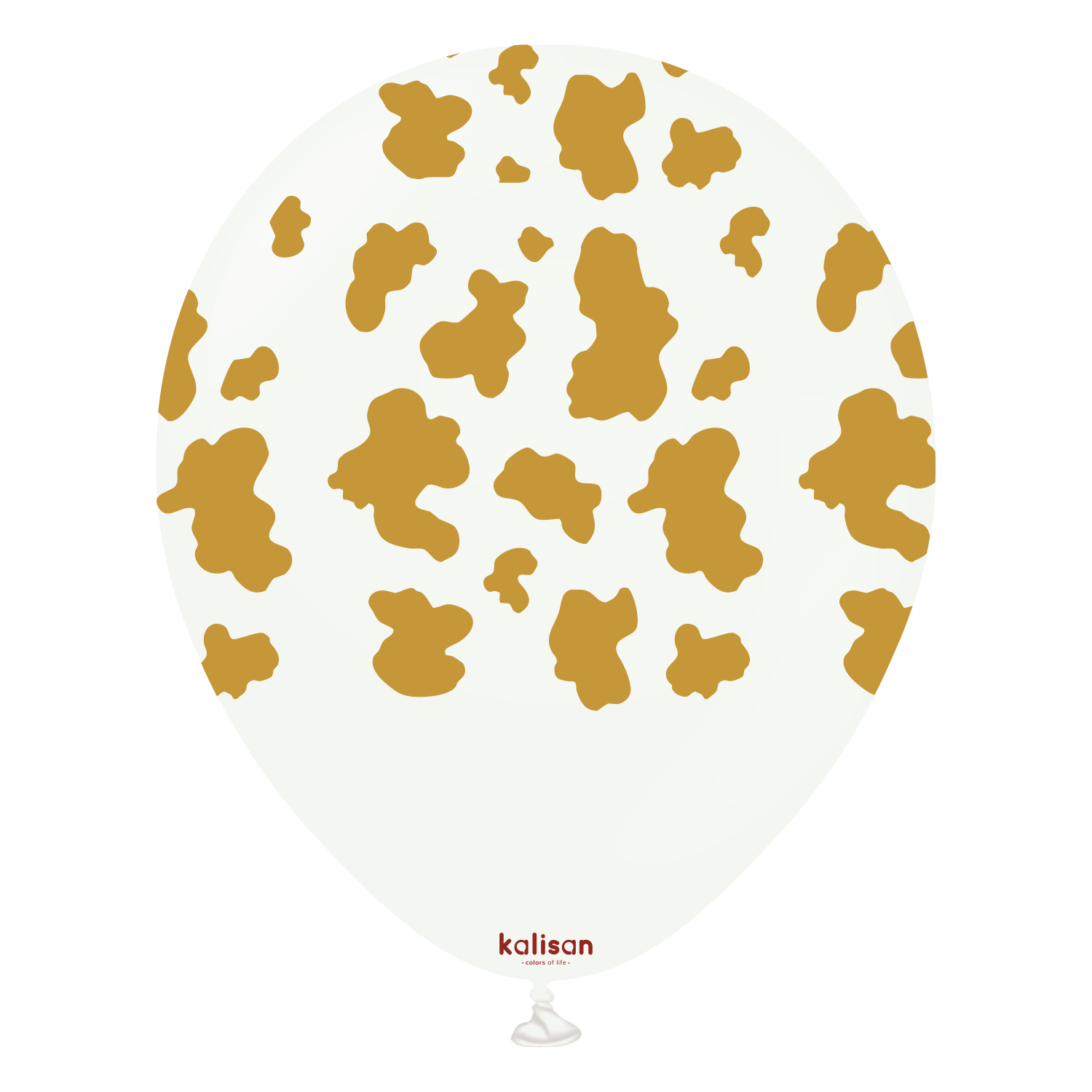 Kalisan Safari Cow - Standard White (Gold)