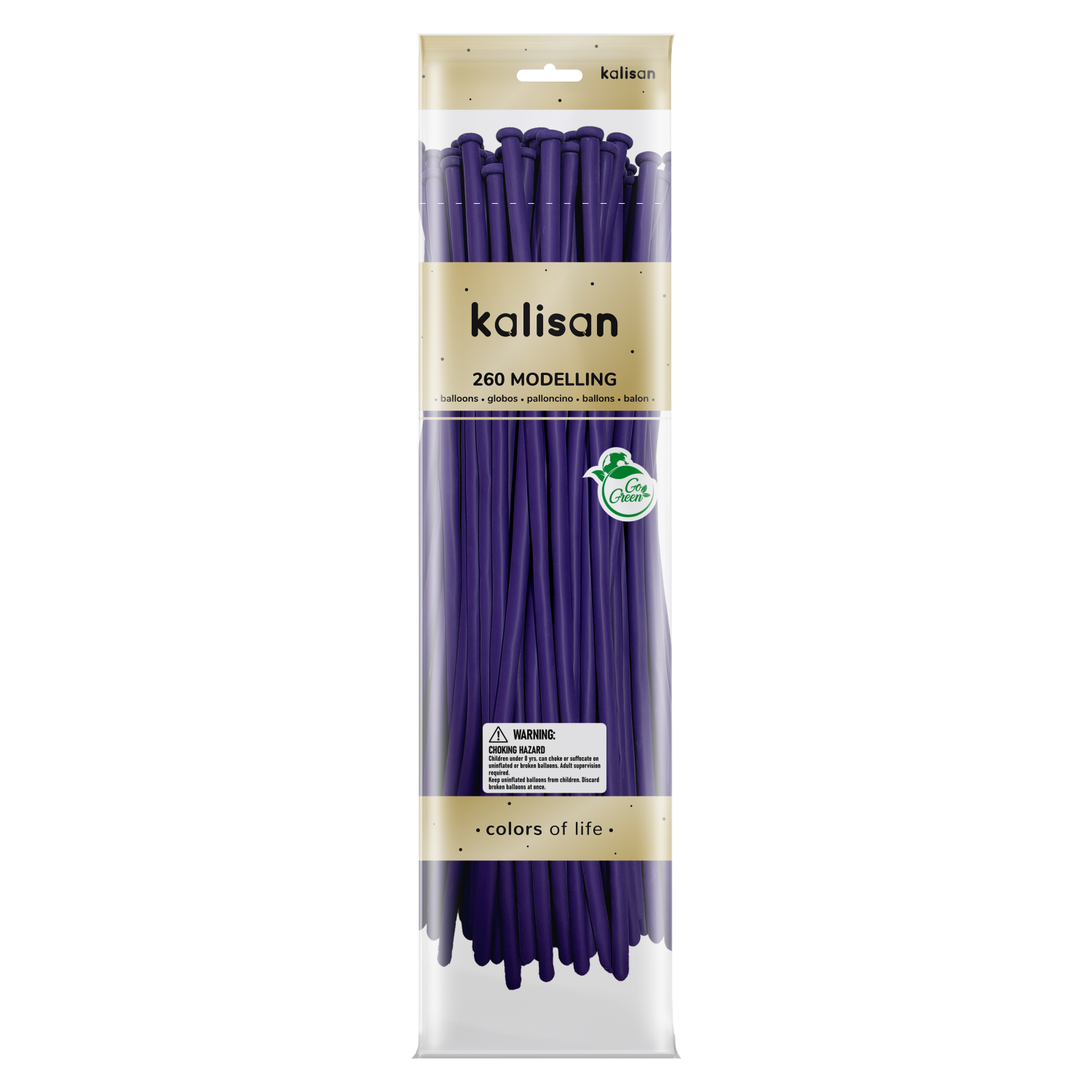 Kalisan Standard Violet Modelling Balloons