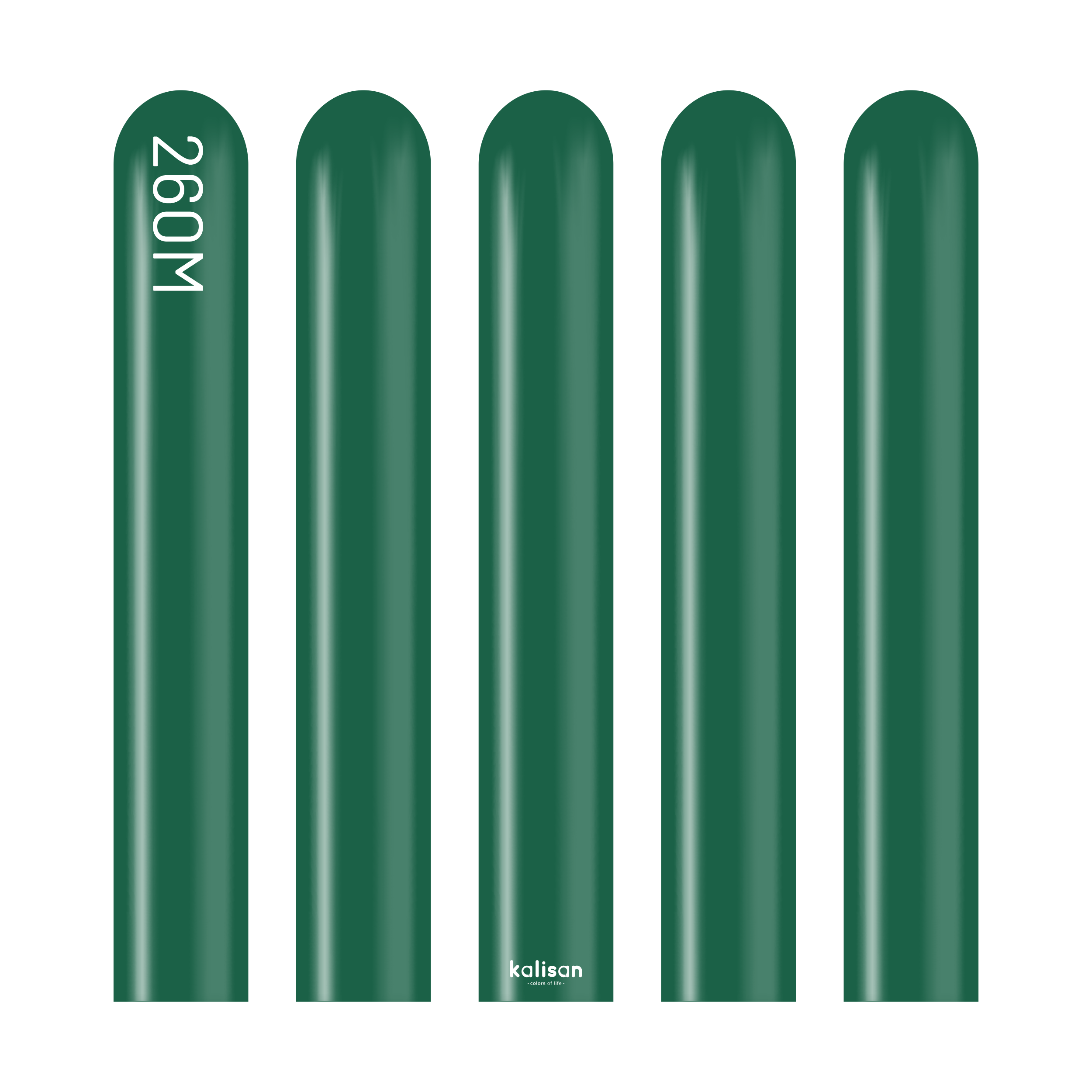 Kalisan Standard Dark Green Modelling Balloons