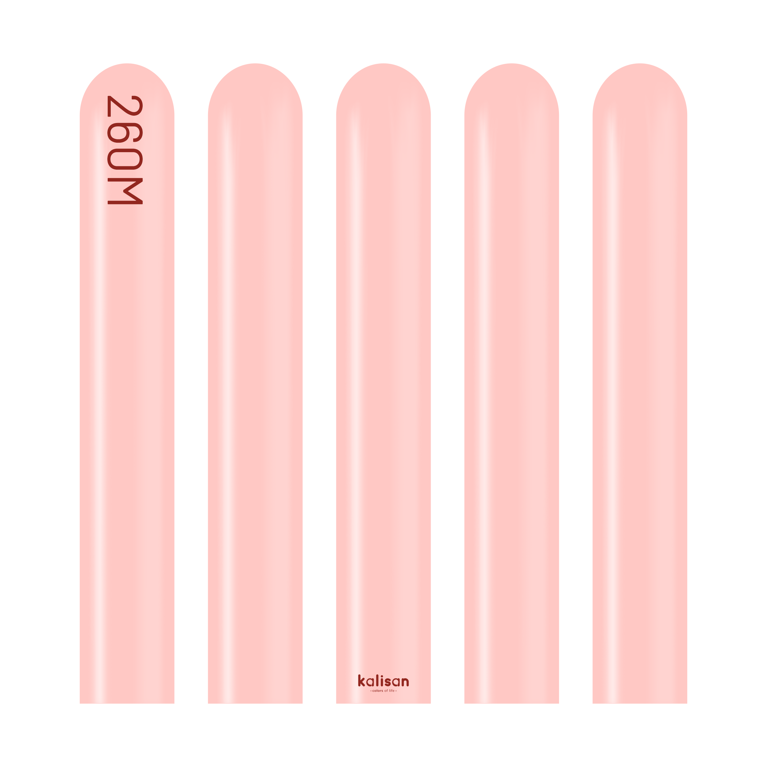 Kalisan Standard Baby Pink Modelling Balloons