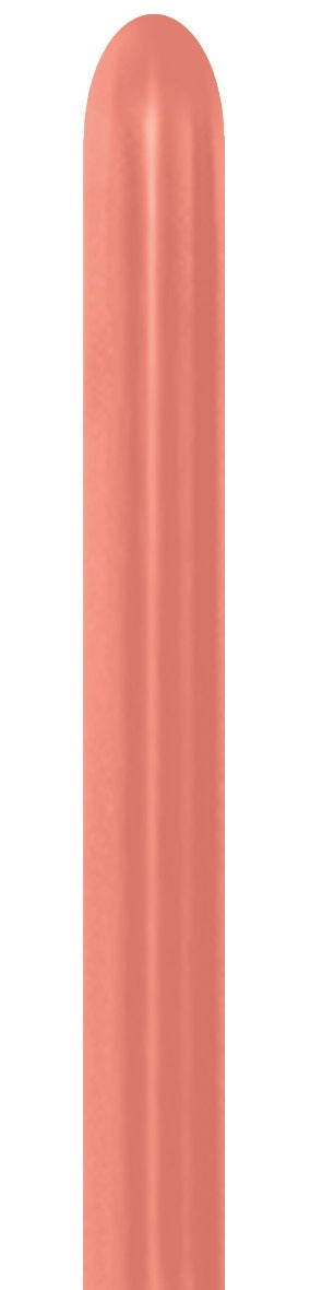 Sempertex Metallic Rose Gold Modelling Balloons