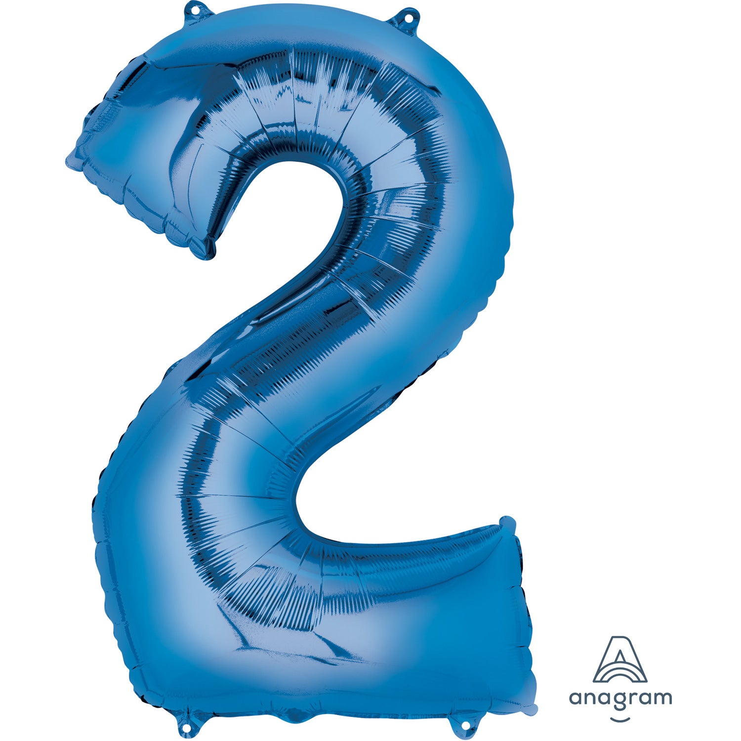 Anagram SuperShape Anagram Blue Foil Numbers 0-9