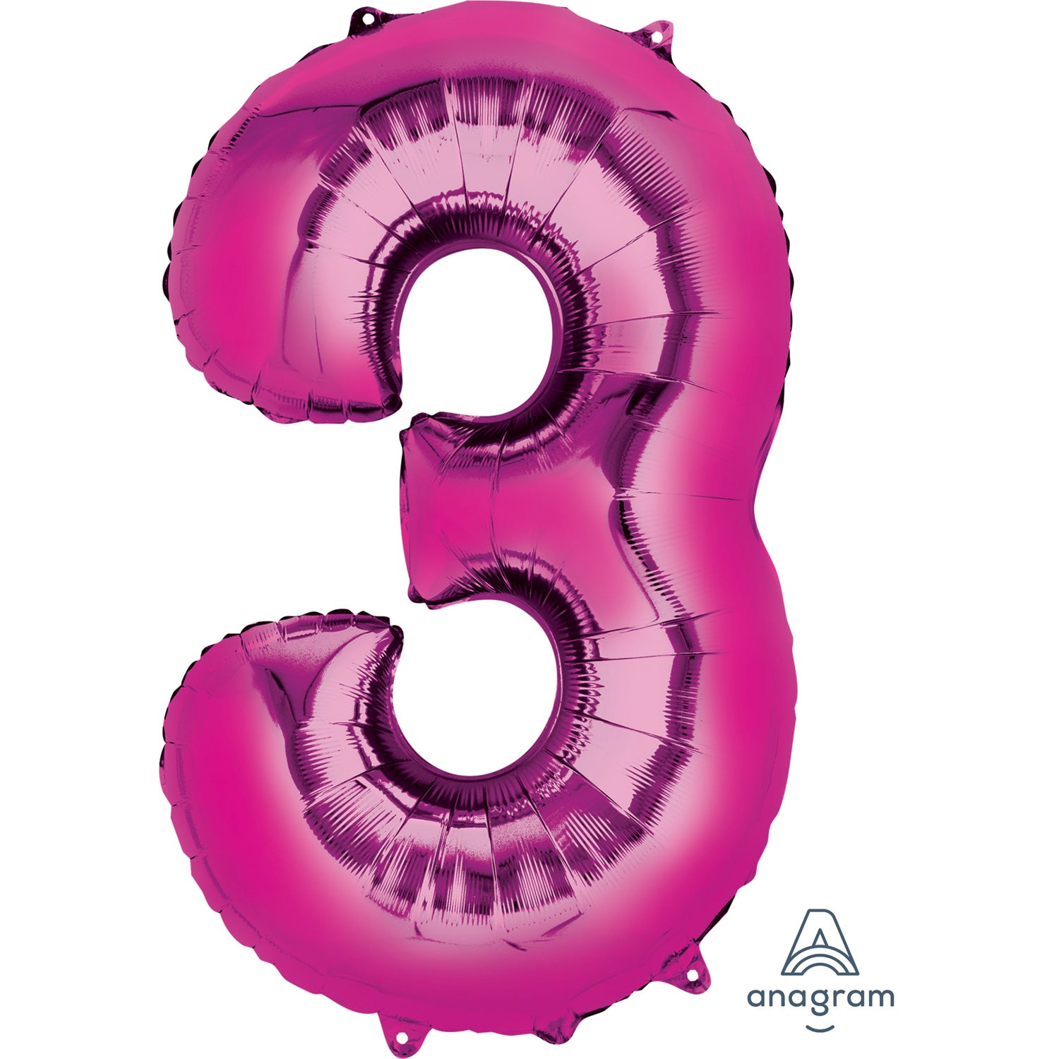 Anagram Minishape Anagram Pink Foil Numbers 0-9