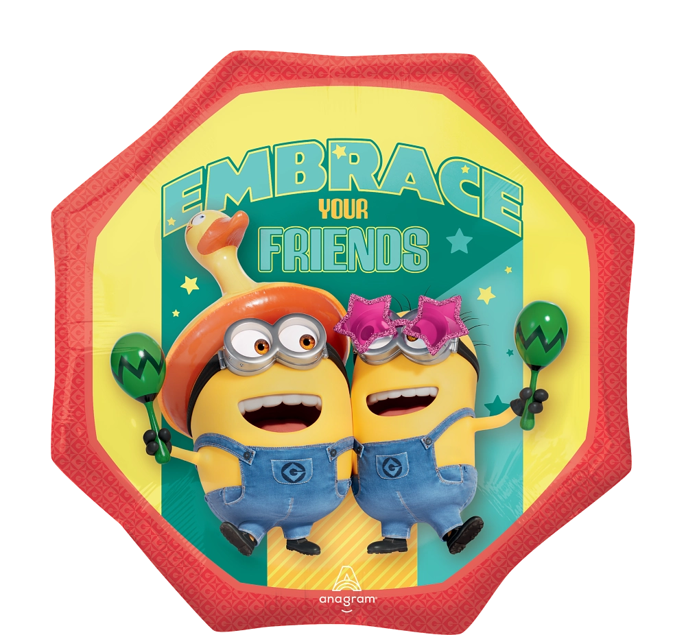 Anagram Despicable Me 4  Supershape Foil