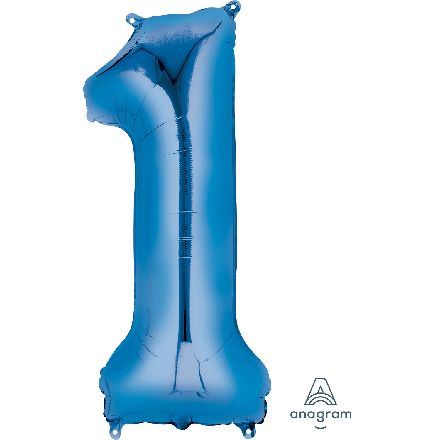 Anagram Minishape Anagram Blue Foil Numbers 1