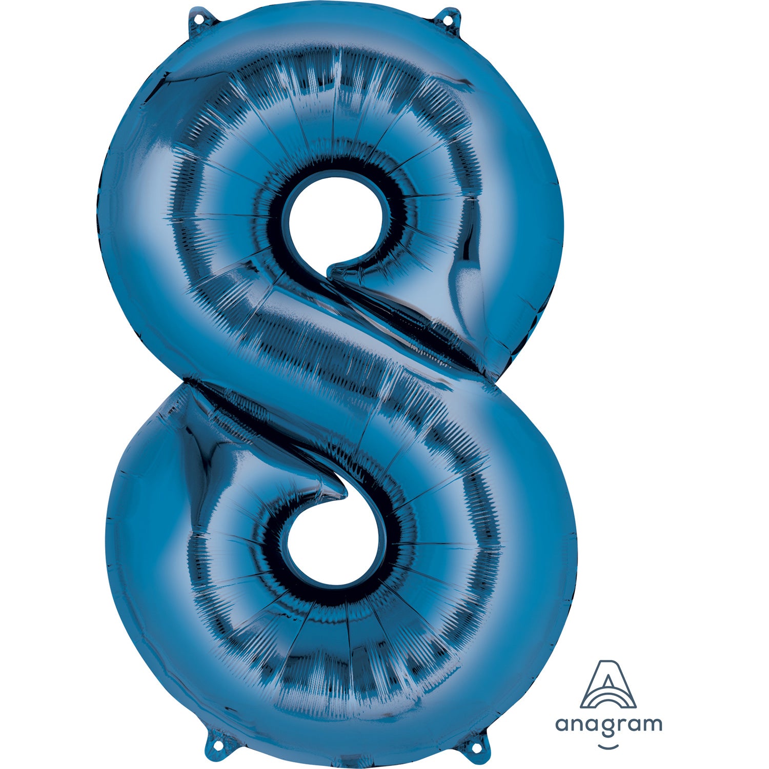 Anagram Minishape Anagram Blue Foil Numbers 8