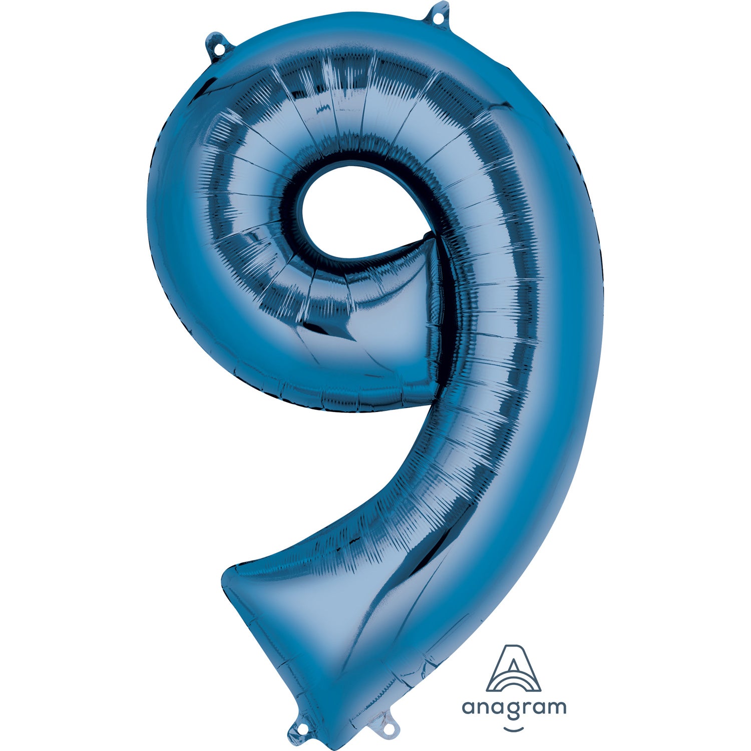 Anagram Minishape Anagram Blue Foil Numbers 9