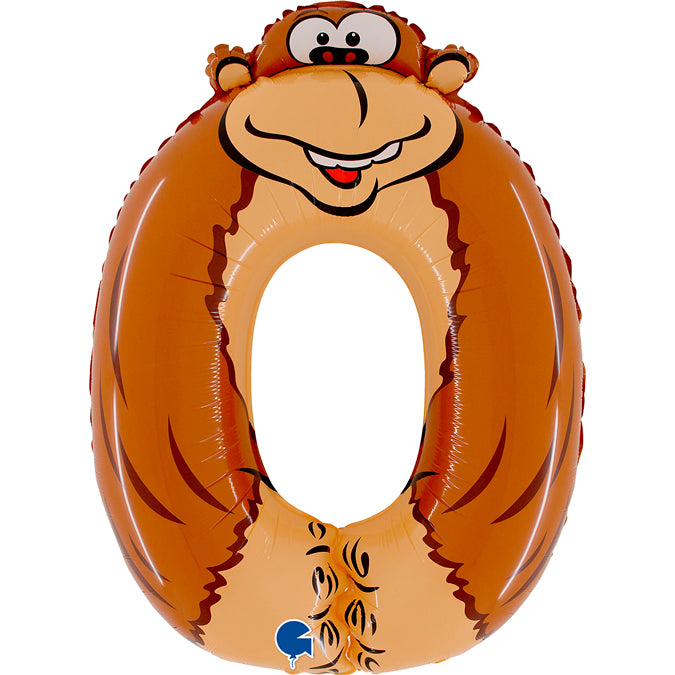 Betallic Zooloon Foil Numbers 0_gorilla