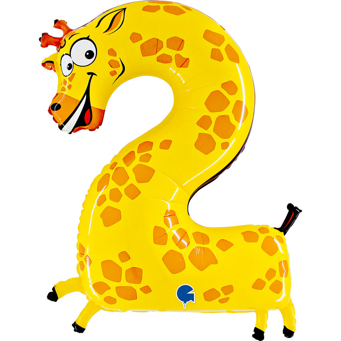 Betallic Zooloon Foil Numbers 2_giraffe