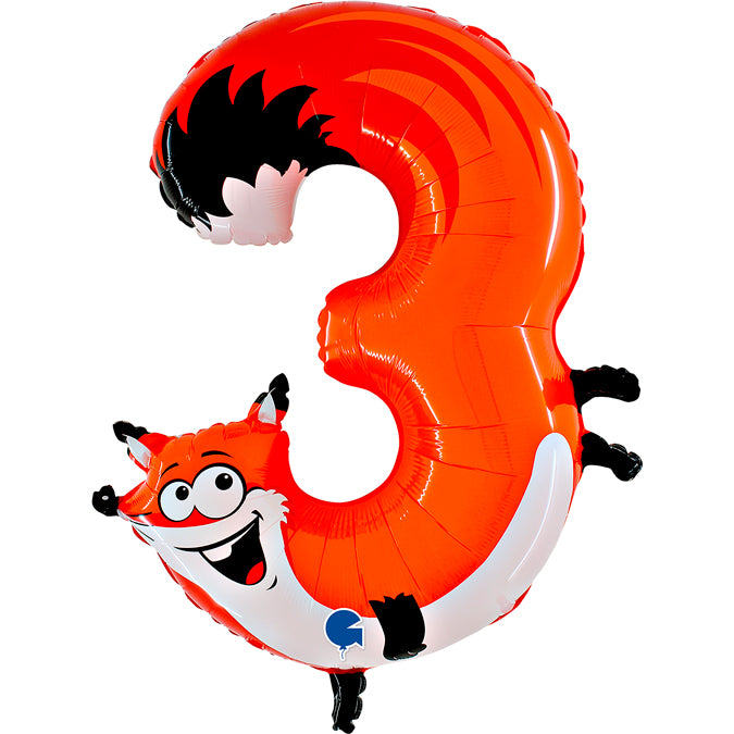 Betallic Zooloon Foil Numbers 3_fox