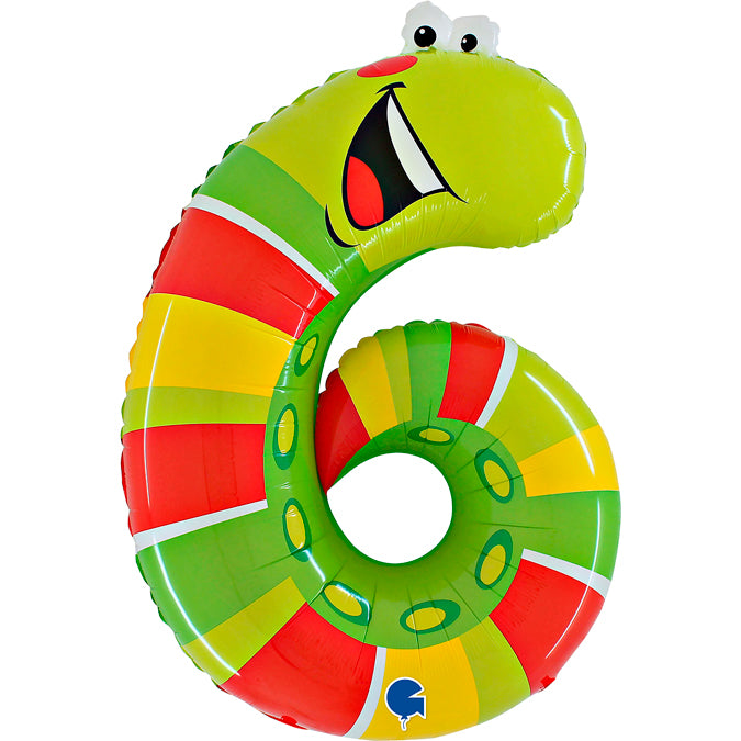 Betallic Zooloon Foil Numbers 6_caterpillar