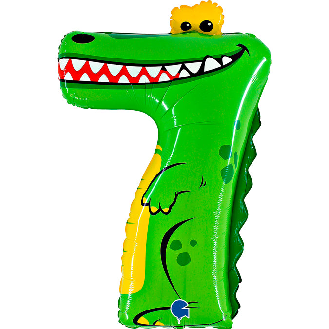Betallic Zooloon Foil Numbers 7_crocodile