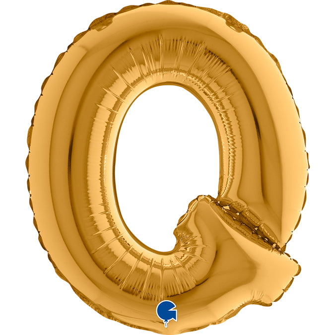 Grabo Mini Gold Foil Letter Q