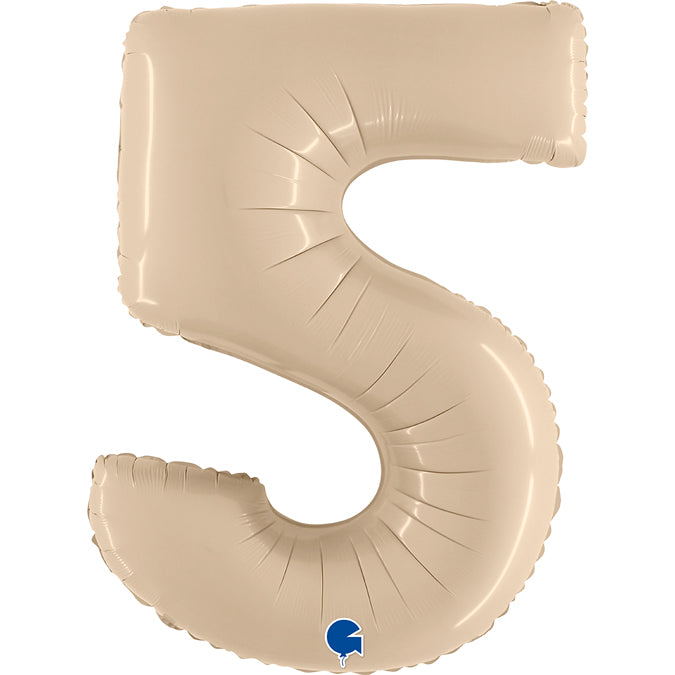 Grabo Satin Cream Foil Numbers 5