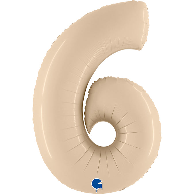 Grabo Satin Cream Foil Numbers 6