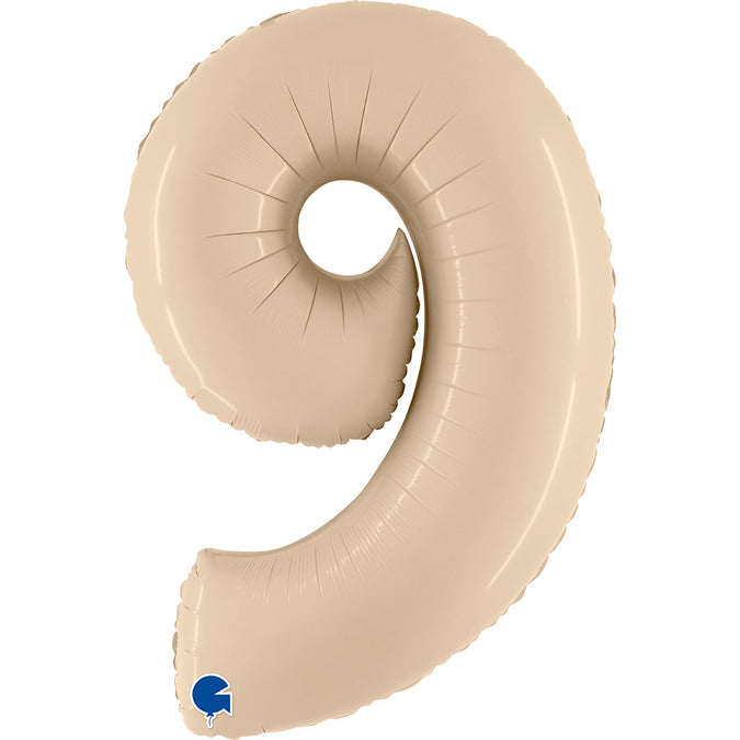 Grabo Satin Cream Foil Numbers 9