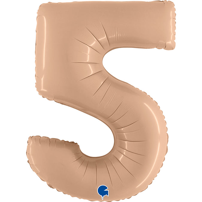 Grabo Satin Nude Foil Numbers 5