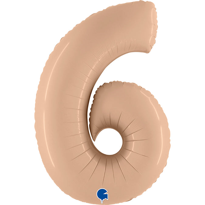 Grabo Satin Nude Foil Numbers 6