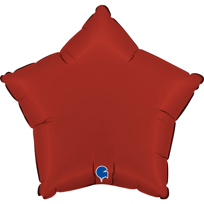 Grabo Satin Rubin Red Star Foil