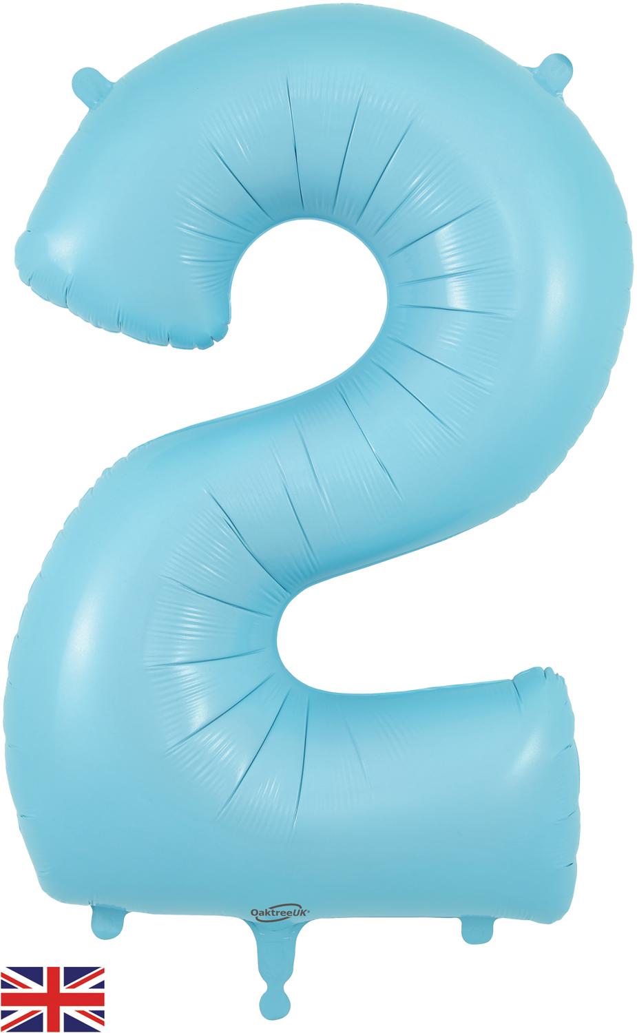 Oaktree Matte Blue Foil Numbers 2