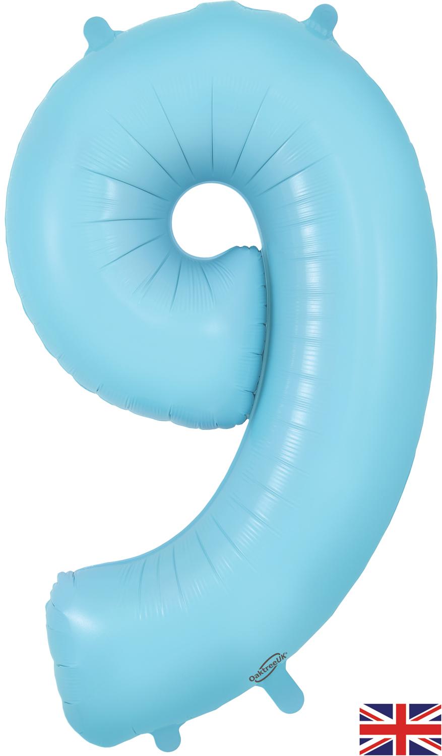 Oaktree Matte Blue Foil Numbers 9