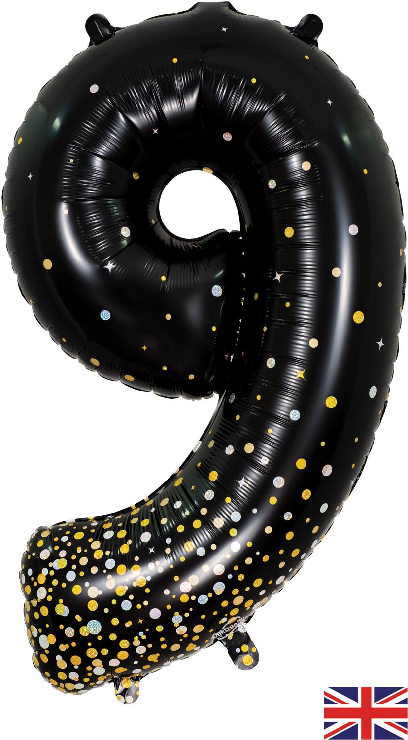 Oaktree Sparkling Fizz Black Gold Foil Numbers 9