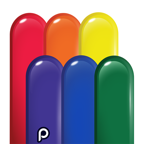 Prima Classic Rainbow Assortment 260 Nozzle Up (50)