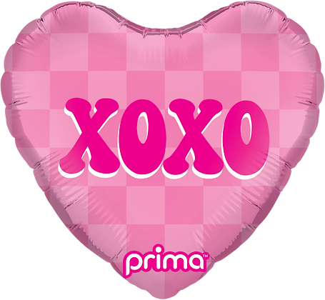 Prima Conversation Checker Heart xoxo