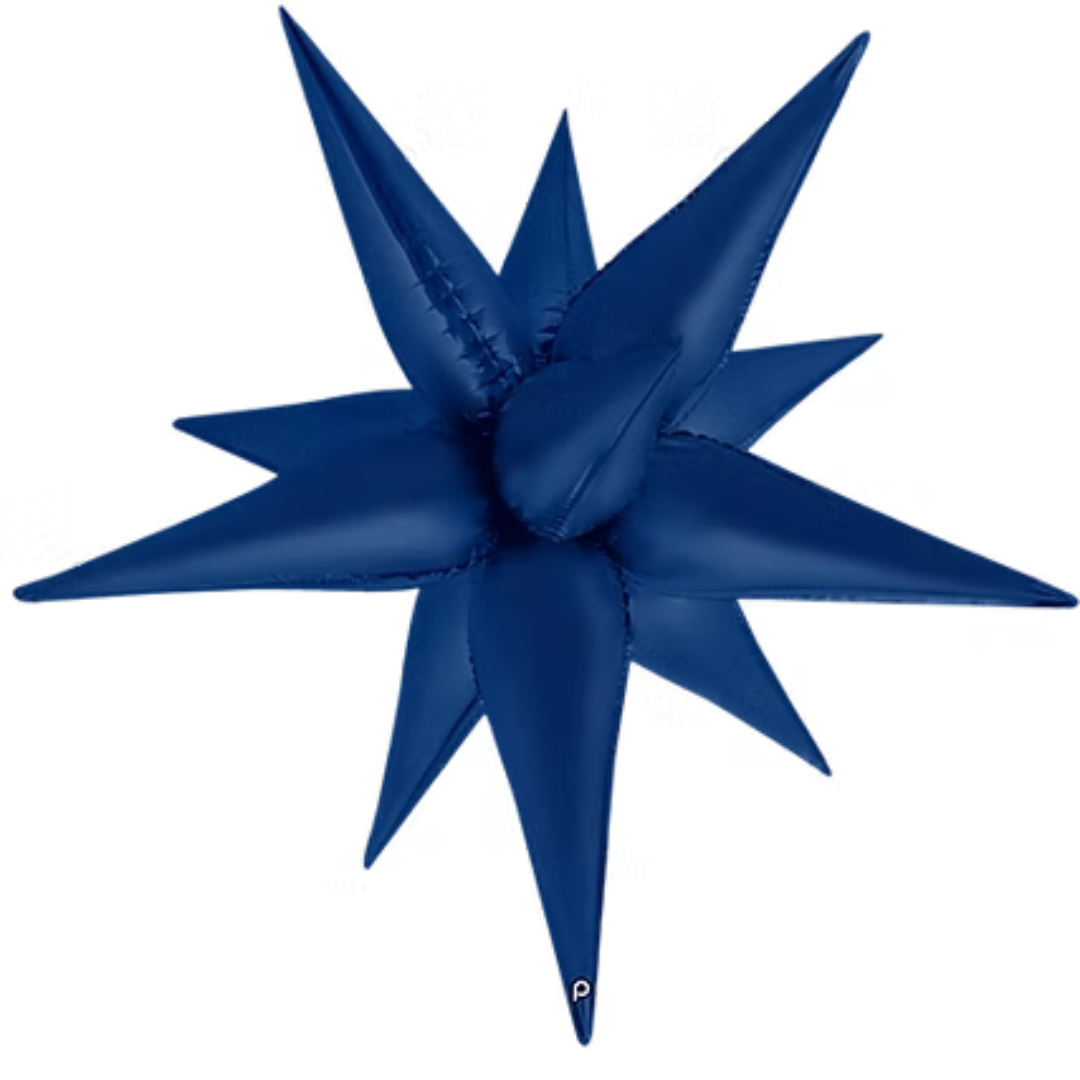 Prima Navy Satin Starburst