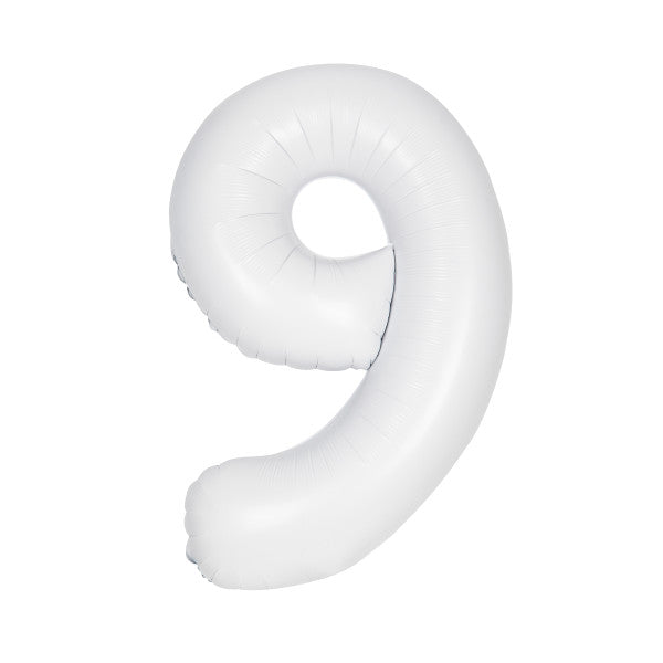 Unique_Matte_White_Number_9
