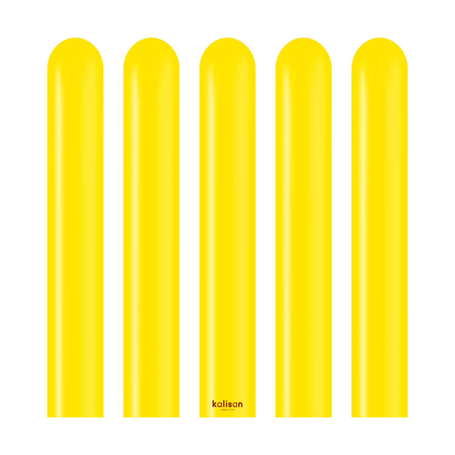 Kalisan Standard Yellow Modelling Balloons