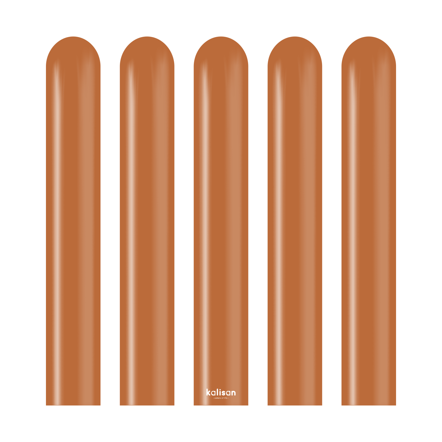 Kalisan Standard Caramel Brown Modelling Balloons