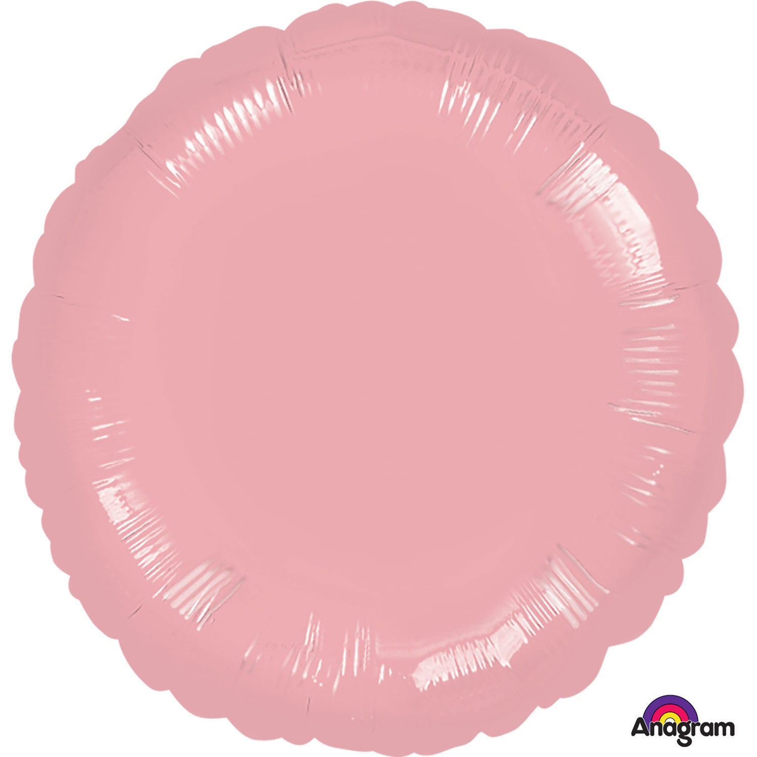 Anagram Metallic Pearl Pastel Pink Circle Standard Foil – Pro Balloon Shop