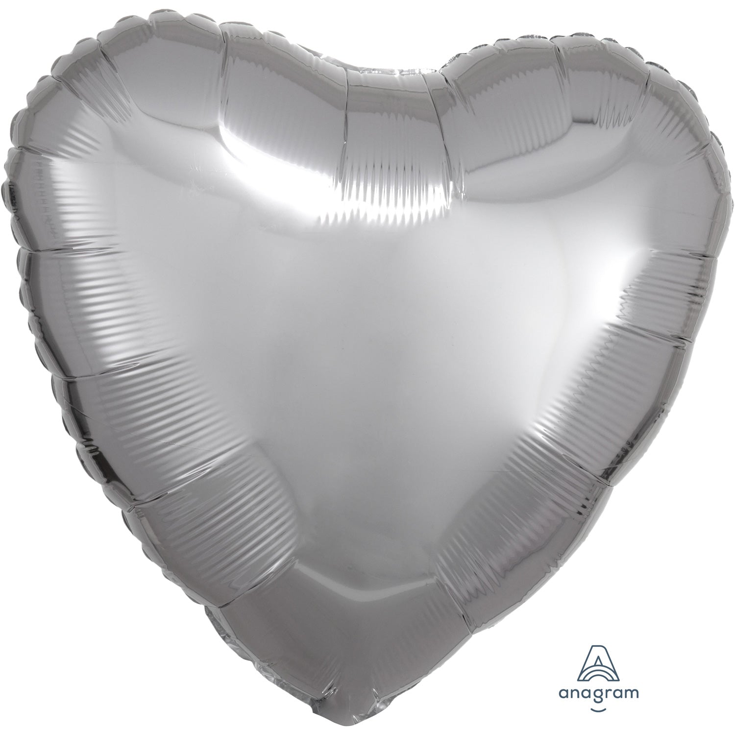Anagram Metallic Silver Heart Standard Foil – Pro Balloon Shop