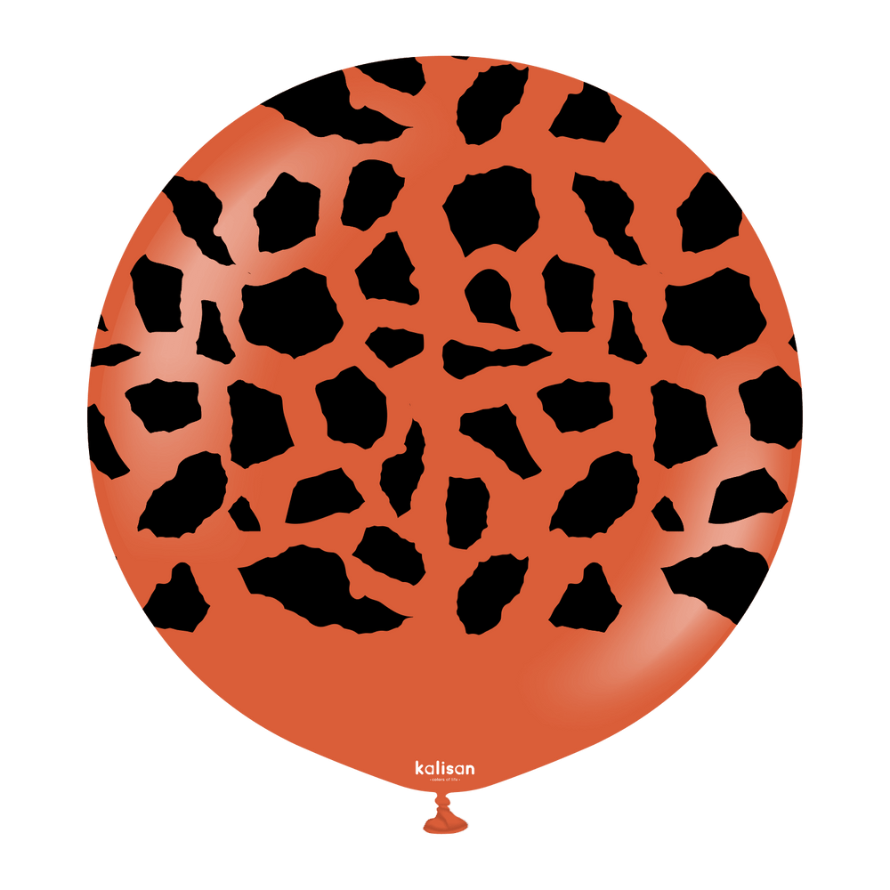 Kalisan Safari Giraffe - Retro Rust Orange 24"