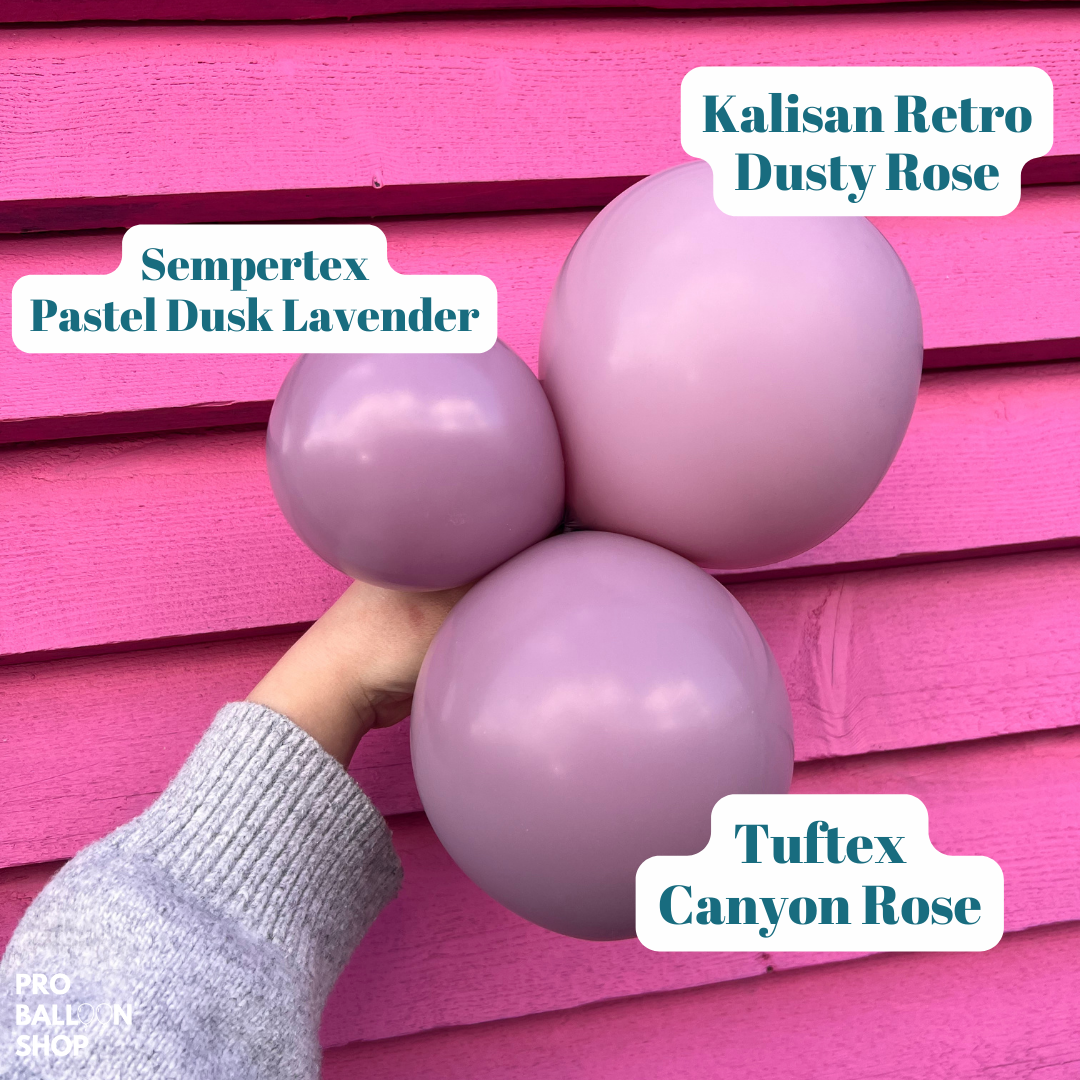 Colour Chart - Dusty Pinks