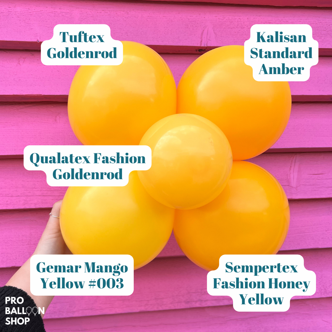 Colour Chart - Golden Yellow