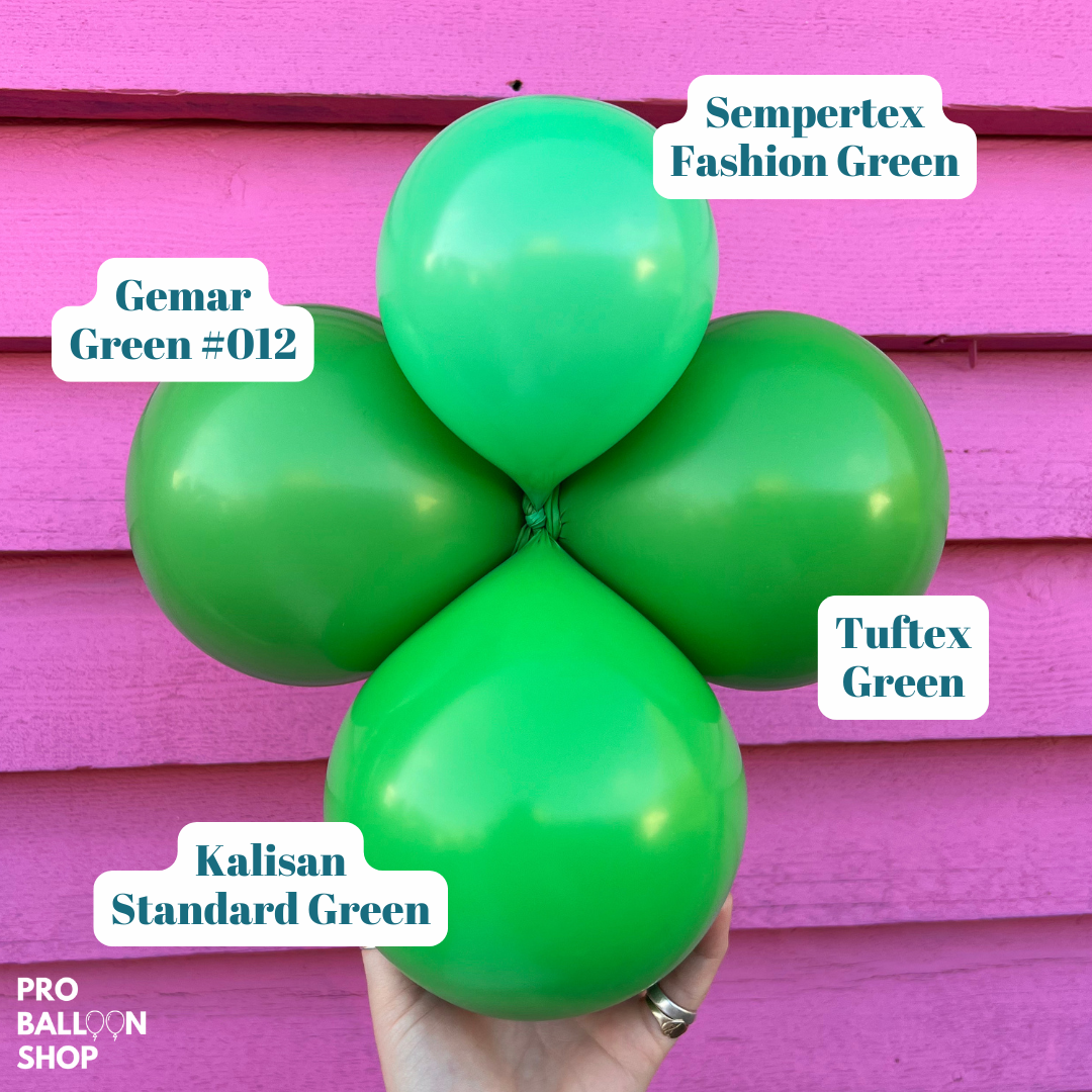 Colour Chart - Green