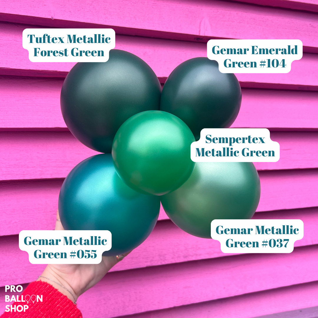 Colour Chart - Metallic Green
