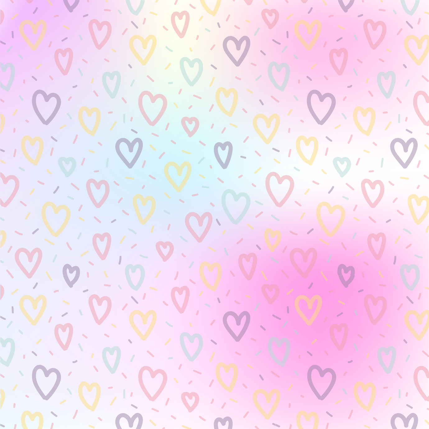Printed Hearts