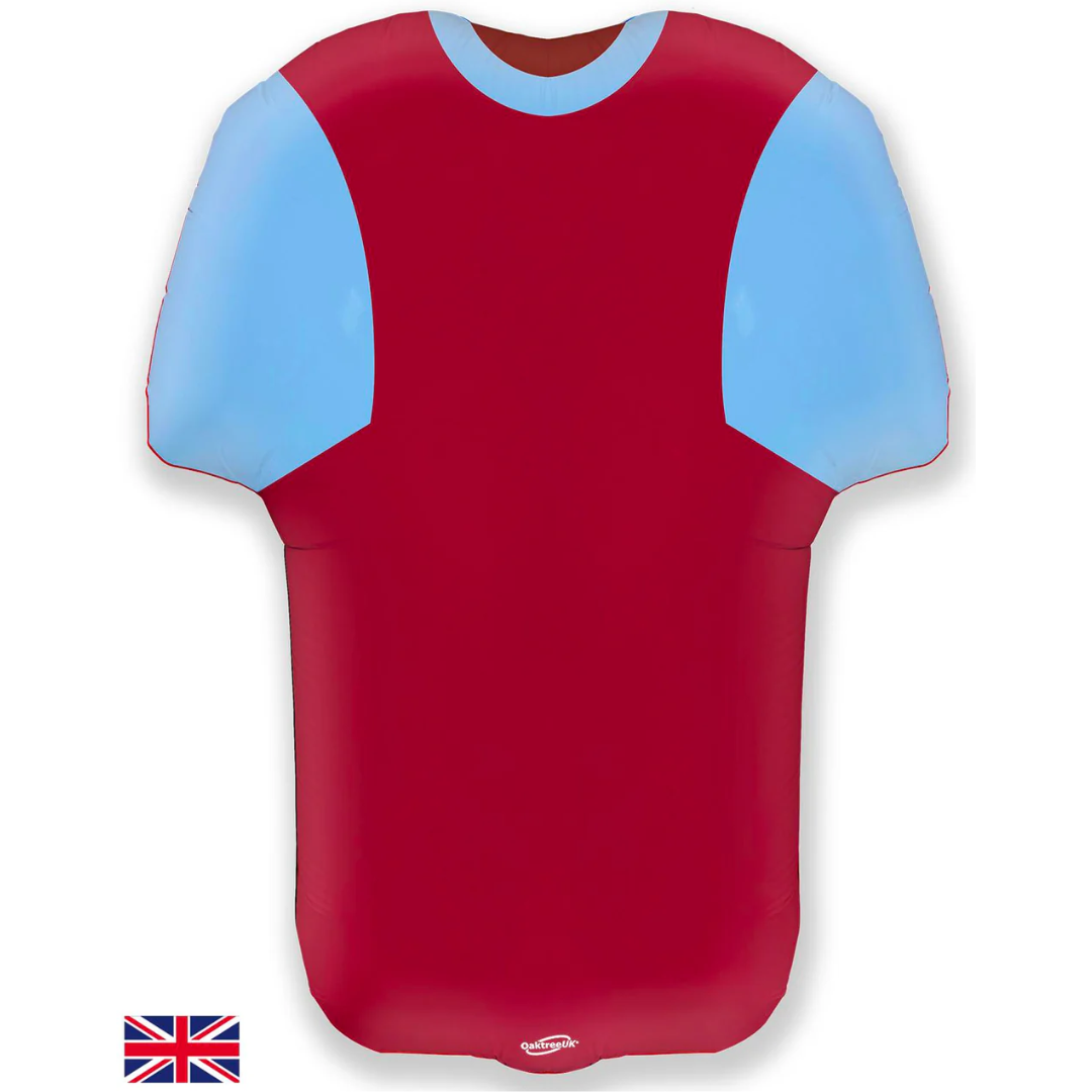 Oaktree Sports Shirt Blue/Claret Metallic