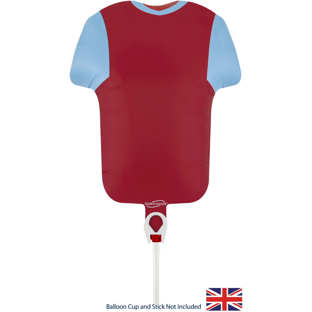 Oaktree Sports Shirt Blue/Claret Metallic