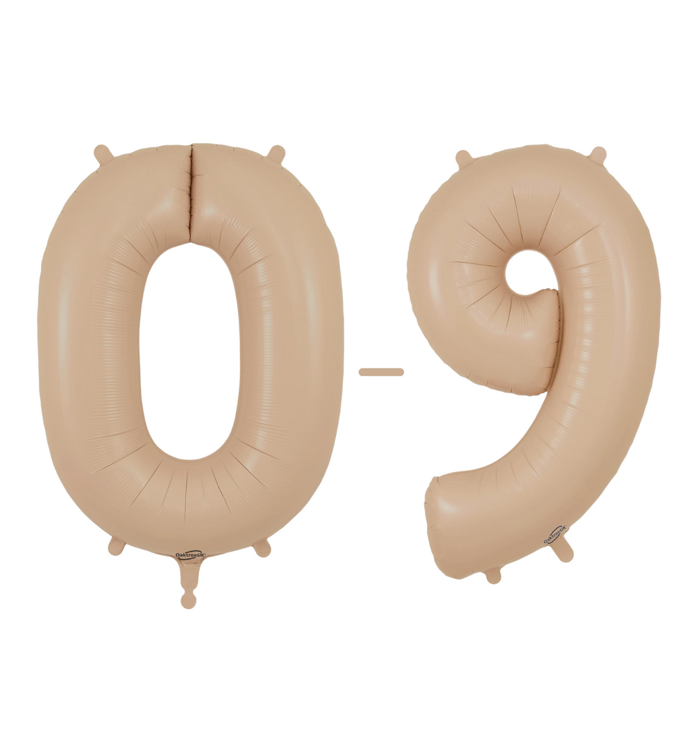 Oaktree Matte Nude Foil Numbers 0-9
