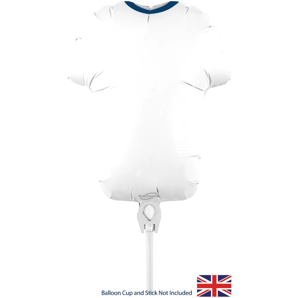 Oaktree Sports Shirt White/Blue Metallic
