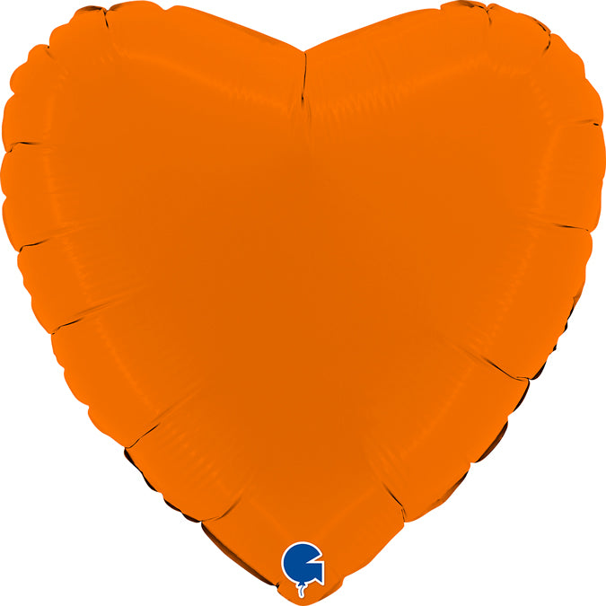 Grabo Matte Orange Heart Foil