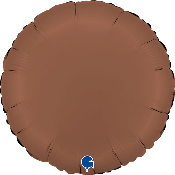 Grabo Satin Chocolate Round Foil