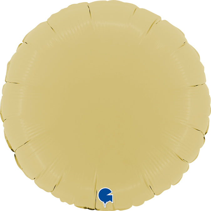 Grabo Matte Yellow Round Foil