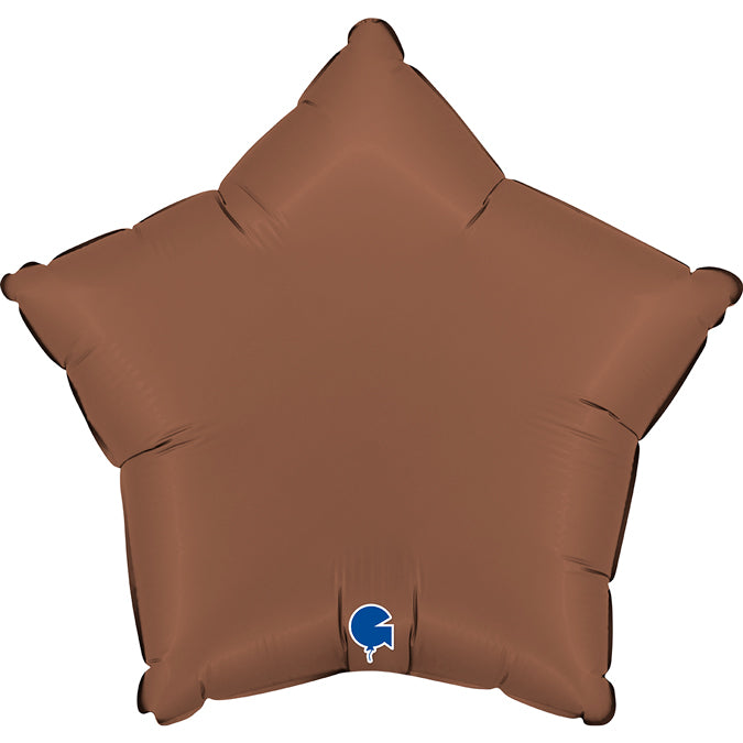 Grabo Satin Chocolate Star Foil