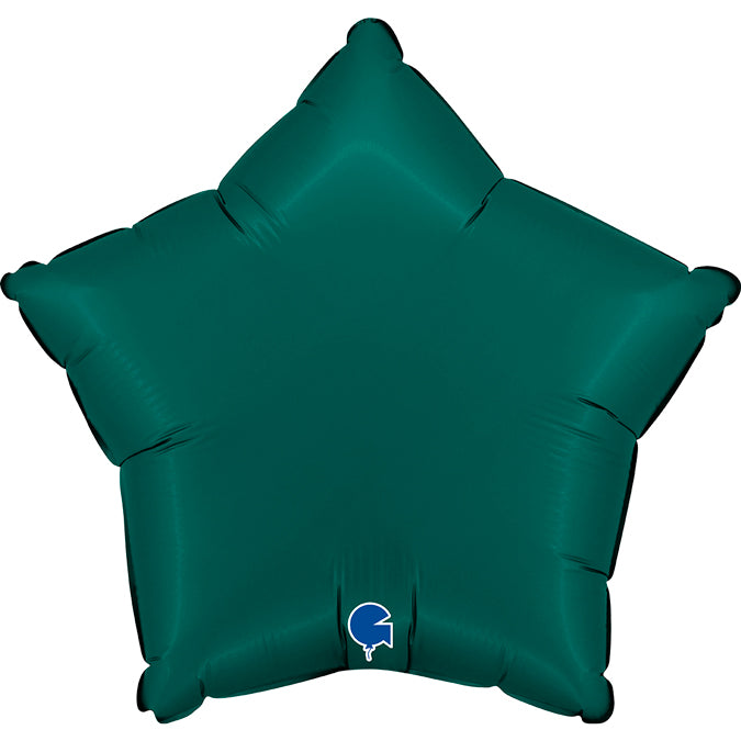 Grabo Satin Emerald Green Star Foil