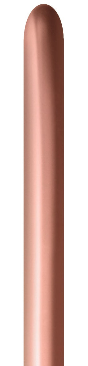 Sempertex Reflex Rose Gold Modelling Balloons